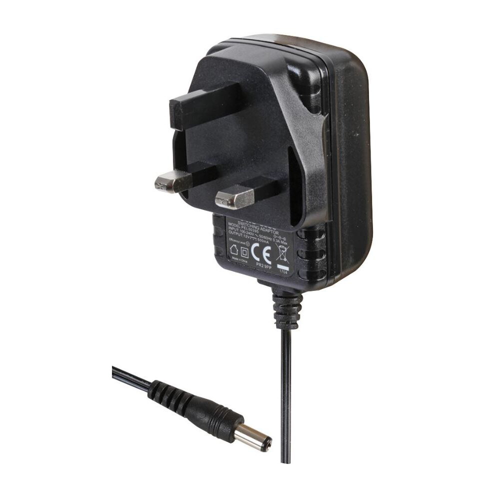 Pro Elec - 12V, 500Ma, 6W, Plug In Power Supply, 2.5Mm Plug 3561224112025