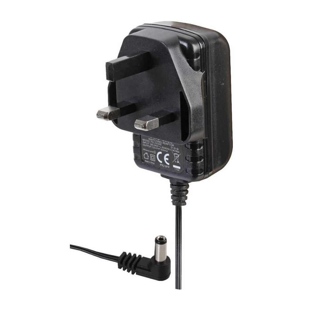Pro Elec - 12V, 500Ma, 6W, Plug In Power Supply, Right Angle 2.1Mm Plug 3561224112049