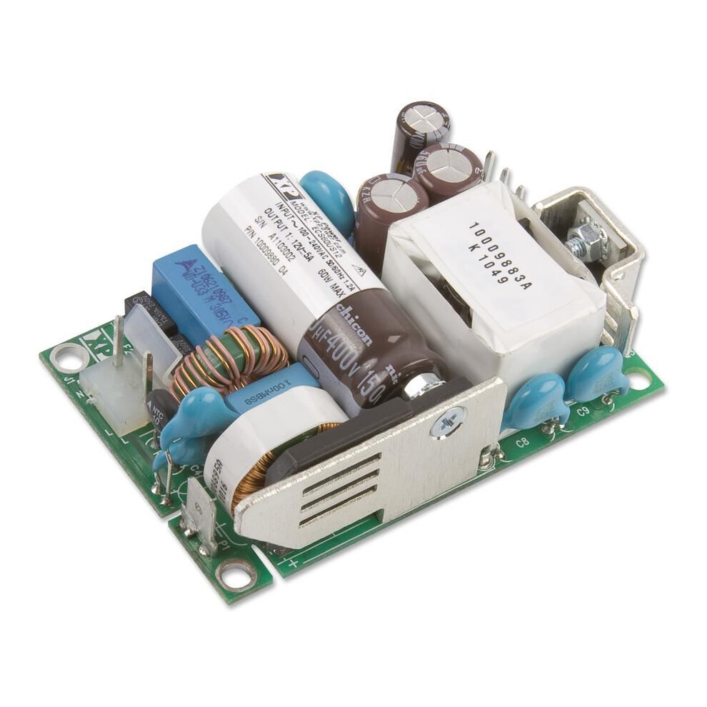 Xp Power - 12V, 5A, 60W, Open Frame Medical Power Supply 3561224122932