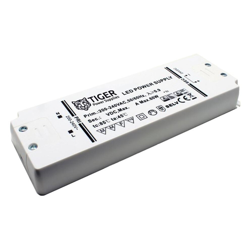 Tiger Power Supplies - 12V, 5A, 60W, Constant Voltage Led Driver 3561224142763