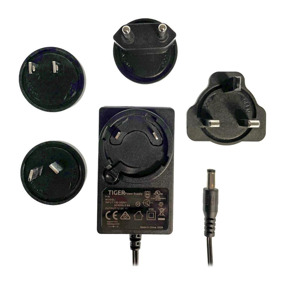 Tiger Power Supplies - 12V, 2A, 24W, International Plug Supply, 2.5Mm Plug 3561224142794