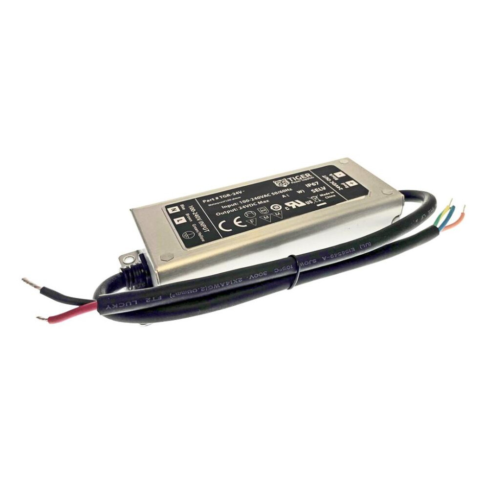 Tiger Power Supplies - 24V, 8.3A, 200W Waterproof Constant Voltage Led Driver, Ip67 3561224142831