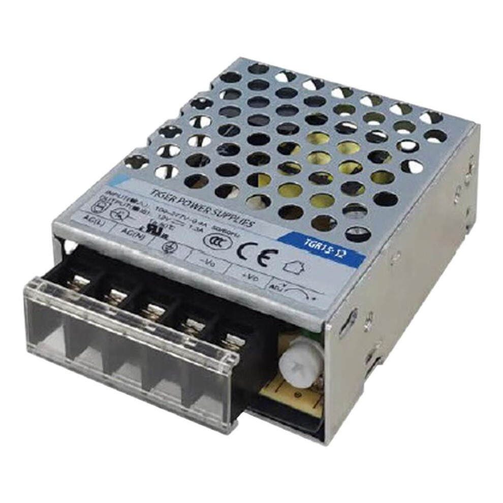 Tiger Power Supplies - 48V, 320Ma, 15W Enclosed Switchmode Power Supply 3561224142909