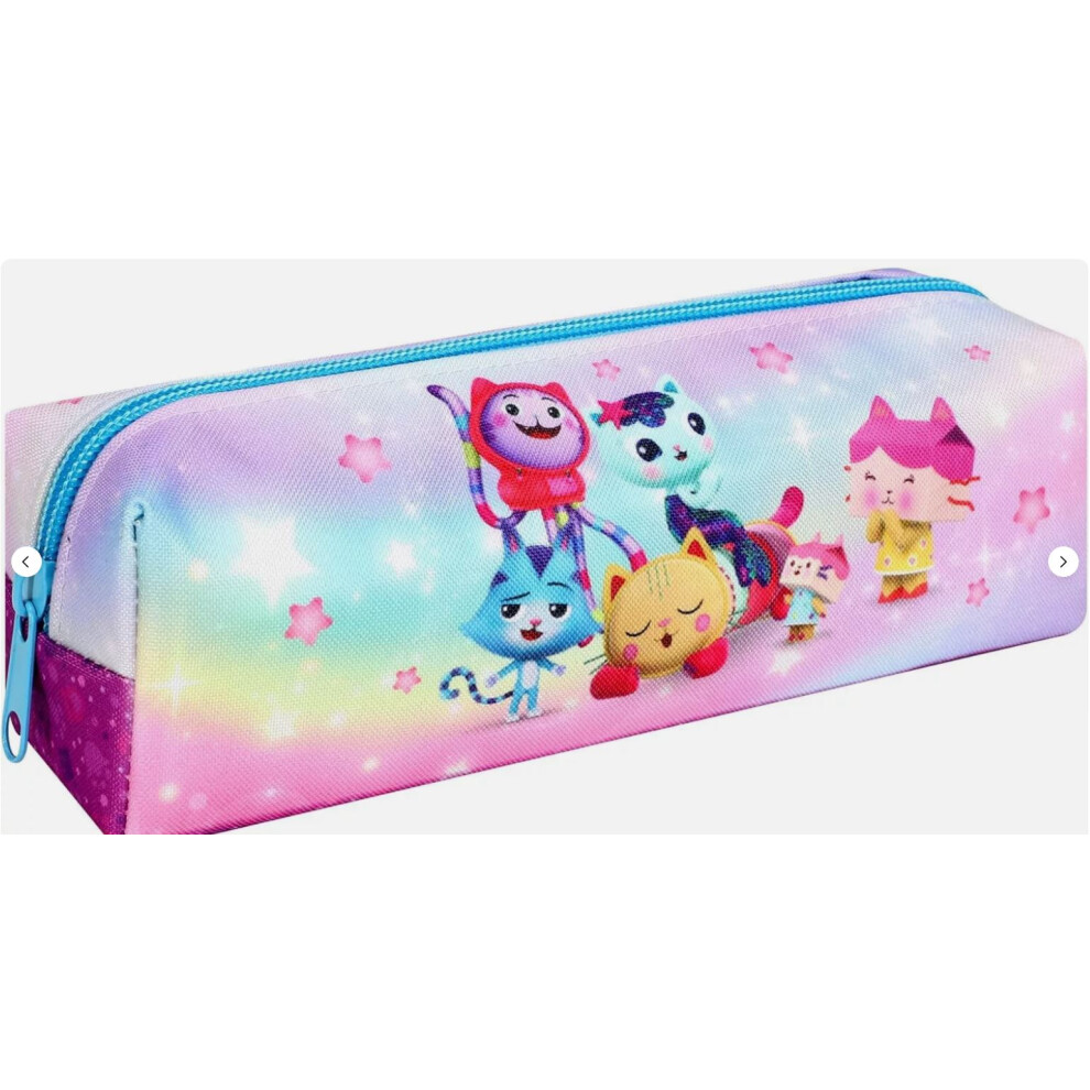 Gabby's Dollhouse Pencil Case Back To School Zipped Stationery Holder