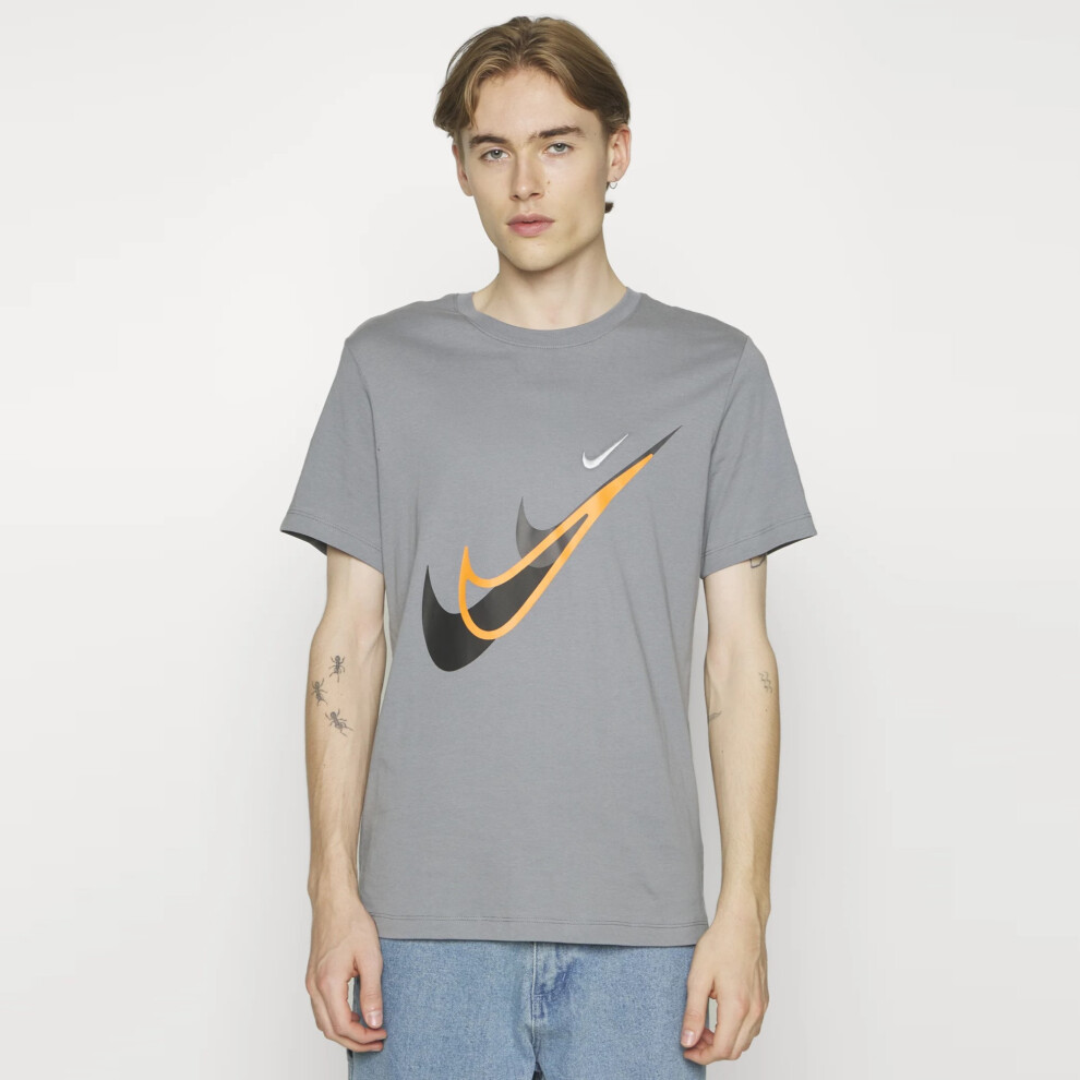 (Grey, XL) Nike Standard Issue Moto Overhead T Shirt