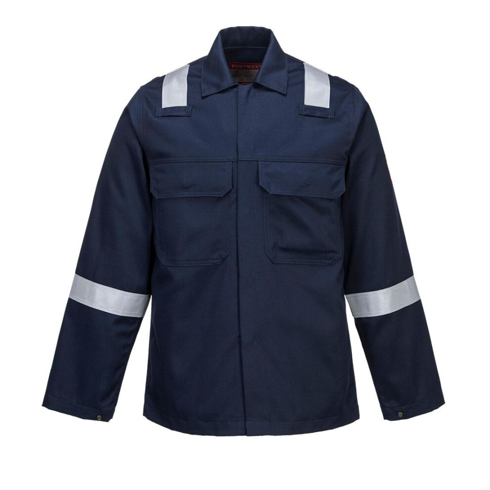 (L, Navy) Portwest Mens Iona Bizweld Jacket