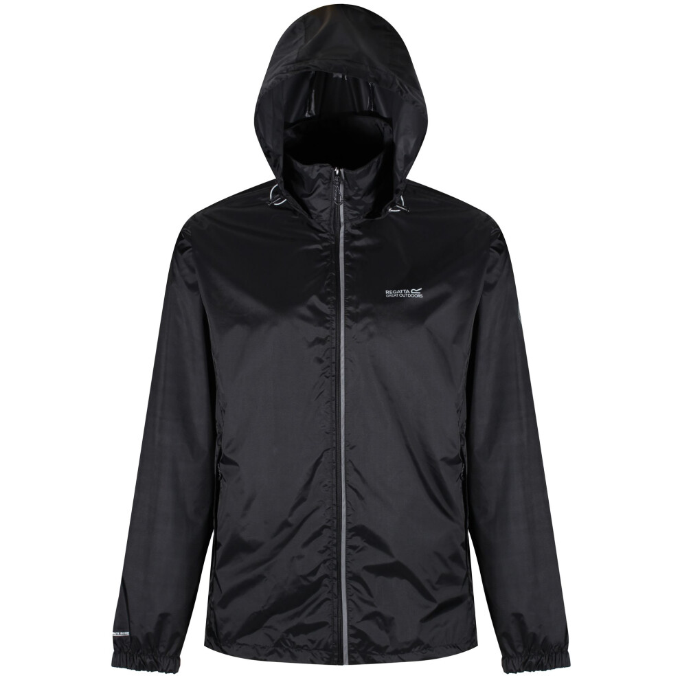 (5XL, Black) Regatta Mens Lyle IV Waterproof Hooded Jacket