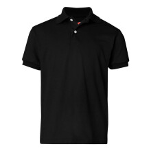 (S, Black) Hanes Youth Ecosmart Jersey Polo