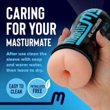 Masturmate Male Anal Butt Realistic Masturbator | Cream | Stroker Sex Toy