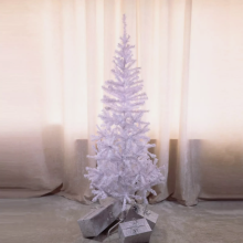 400 Tips Pine Artificial Slim Christmas Tree - Large - 6ft - White