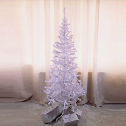 400 Tips Pine Artificial Slim Christmas Tree - Large - 6ft - White