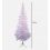 400 Tips Pine Artificial Slim Christmas Tree - Large - 6ft - White 9