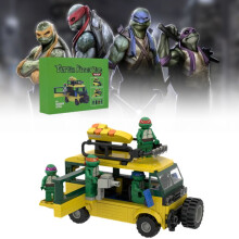 Teenage Mutant Ninja Turtles Minibus assemblaggio blocchi di costruzione Giocattoli Modello regalo