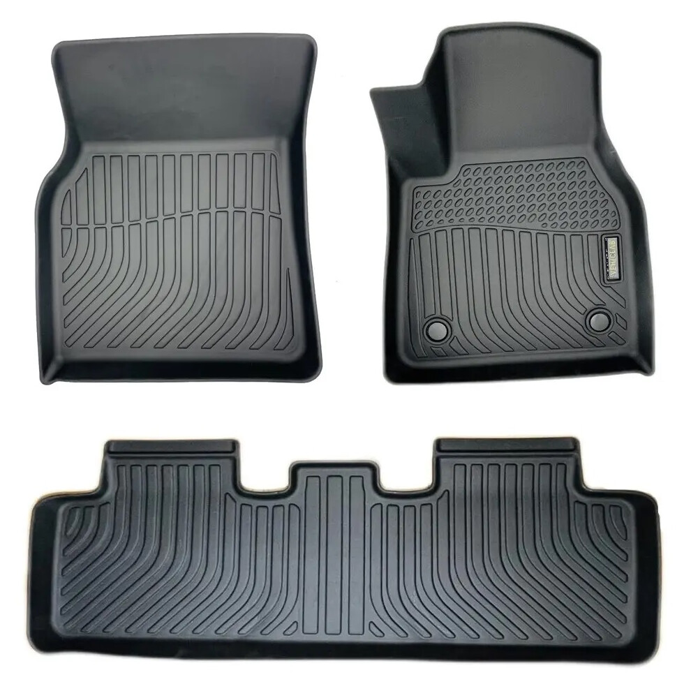 Tesla Model Y 2022+ All Weather 3D/5D Moulded Tpe Car Mats Rhd 5044282582569