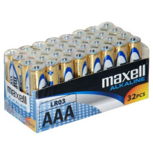 MAXELL - Piles LR03 AAA Verpakking van 32 - 790260 - LANGDURIGE BETROUWBAARHEID