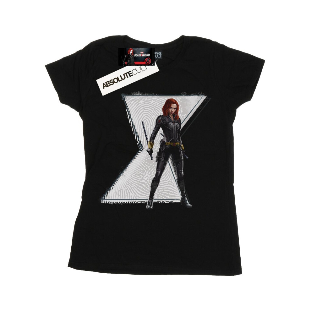 Black Widow Movie Natasha Logo Cotton T-Shirt