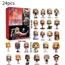 (Style A) Christmas 24 Days Countdown Advent Calendar Taylor Swift Keychain Blind Box