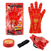 (style 3) The Avengers Iron Man Figurines Toy LED Light Sound Ironman Shield Sword Mask