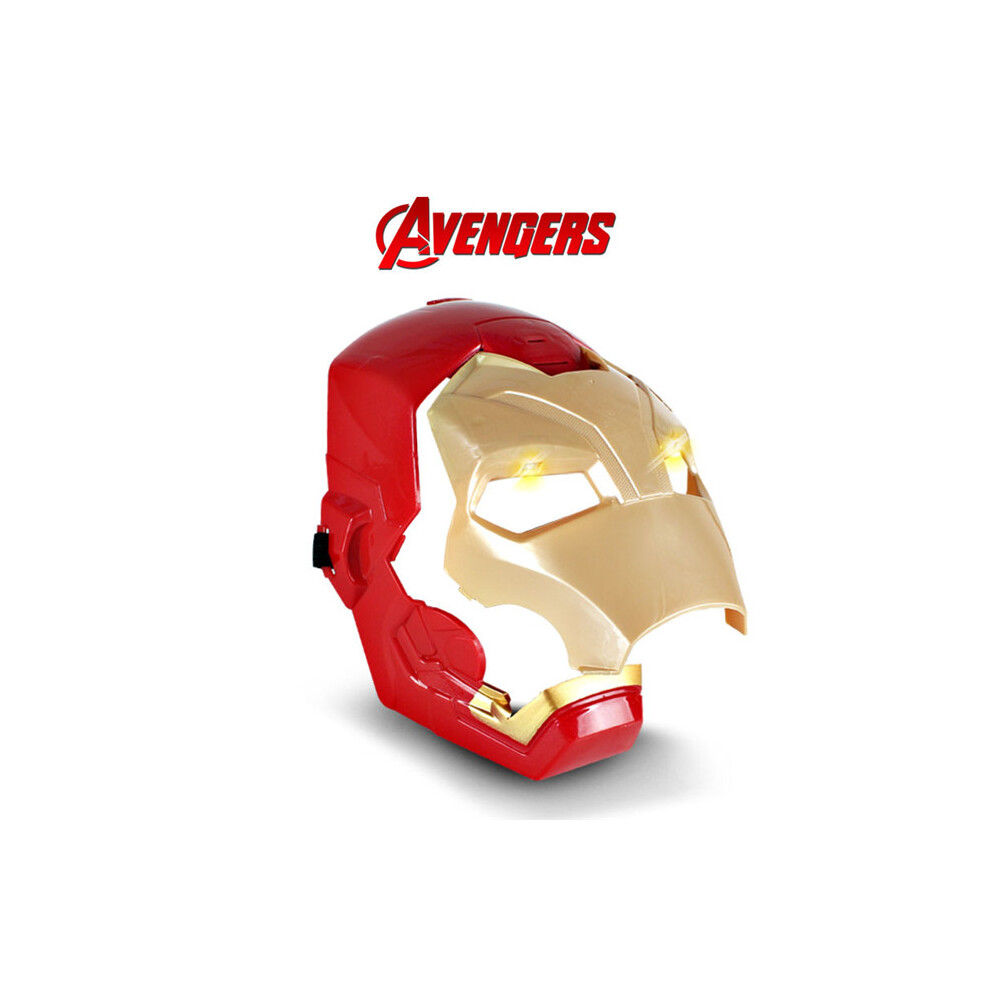 (style 4) The Avengers Iron Man Figurines Toy LED Light Sound Ironman Shield Sword Mask