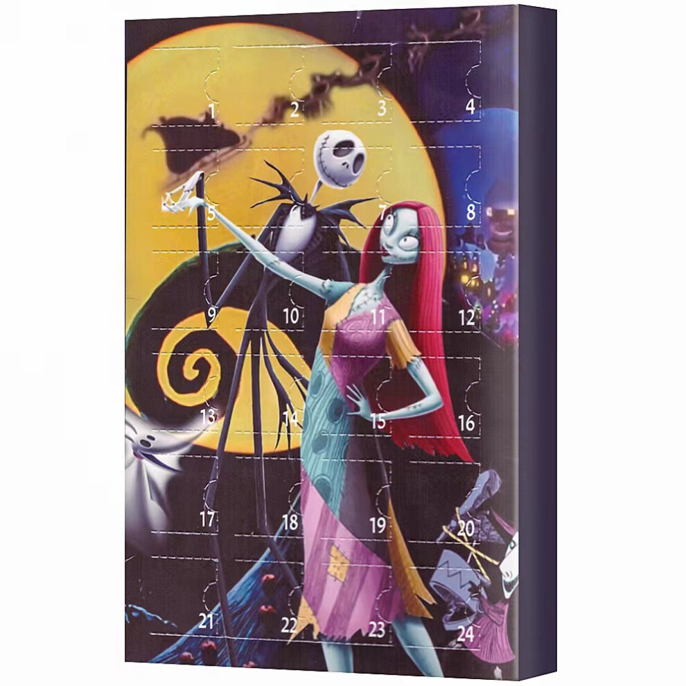 (F) New Scary Jack Skull Horror Calendar Box Halloween Advent Countdown Calendar