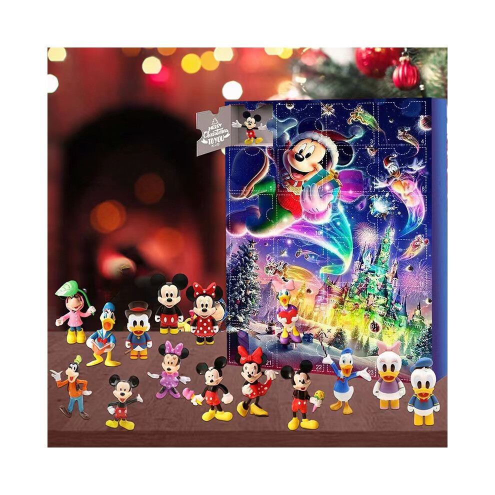 (Mickey Mouse A) New 24PS Stitch Christmas Advent Calendar