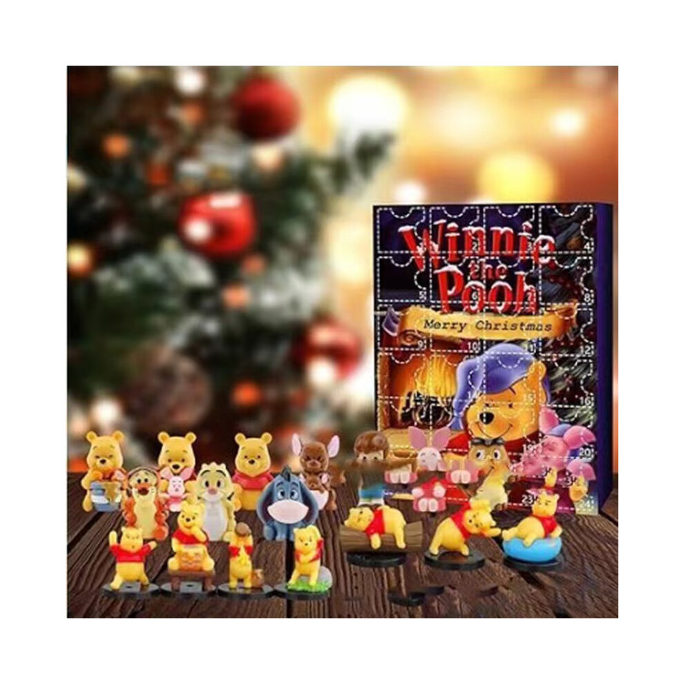 (Winnie the Pooh) New 24PS Stitch Christmas Advent Calendar