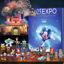 (C) Christmas Advent Calendar 24 Countdown Cute Mickey Pendulum