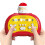 (Red) Quick Push Fast Push Interactive Game Creative Pop Game Light Up Fidget Toy Quick Pop Relief Game Fast Push Game for Kids 1