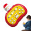 (Red) Quick Push Fast Push Interactive Game Creative Pop Game Light Up Fidget Toy Quick Pop Relief Game Fast Push Game for Kids 2