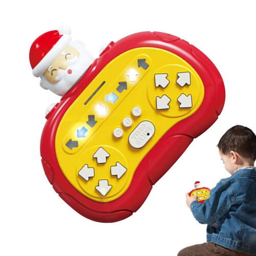 (Red) Quick Push Fast Push Interactive Game Creative Pop Game Light Up Fidget Toy Quick Pop Relief Game Fast Push Game for Kids 1