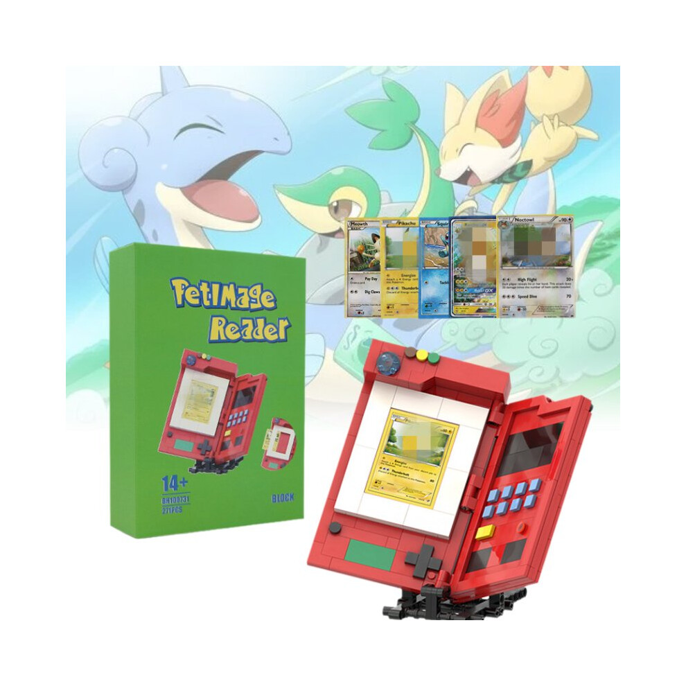 Pokedex Assembling Pokemon Building Blocks Toys Model Gift Tabletop Decoration