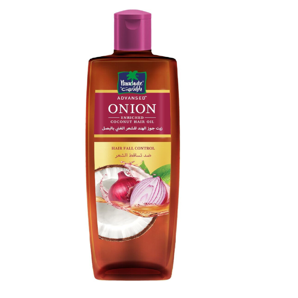 Parachute Onion Coconut Hair Fall Control Oil Strengthening & Nourishing Formula for Reduced Hair Loss - 200ml