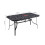 Living And Home Marble Pattern Tempered Glass Garden Coffee Table w Parasol Hole 120*80cm 6