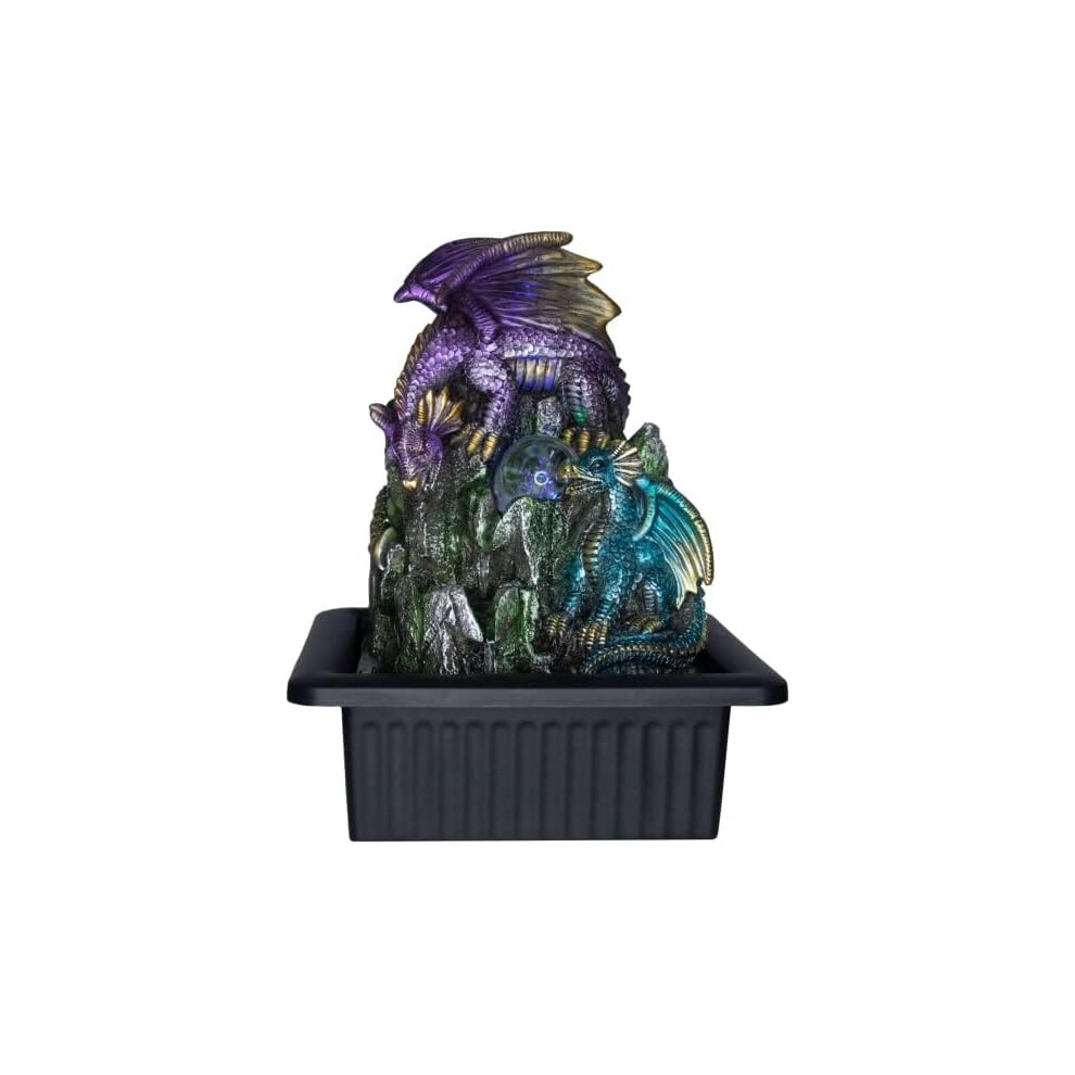 Dragon Lair Fountain Beautifully Crafted With LED Lights
