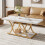 Tribesigns Tribesigns Rectangle Coffee Table, 120 cm Modern Coffee Tables 1
