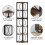 Tribesigns Tribesigns 67 inch Tall Corner Shelf, 6 Tier Rustic Corner Bookshelf 7