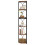 Tribesigns Tribesigns 67 inch Tall Corner Shelf, 6 Tier Rustic Corner Bookshelf 9