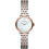 Armani ARMANI AR11157 WOMEN'S WATCH SILVER ROSE GOLD STRAP WHITE DIAL 2