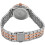 Armani ARMANI AR11157 WOMEN'S WATCH SILVER ROSE GOLD STRAP WHITE DIAL 7