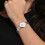 Armani ARMANI AR11157 WOMEN'S WATCH SILVER ROSE GOLD STRAP WHITE DIAL 10
