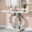 Tribesigns Tribesigns 43-Inch Mirrored Console Table, Modern Entryway Table 4