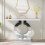 Tribesigns Tribesigns 43-Inch Mirrored Console Table, Modern Entryway Table 8
