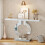 Tribesigns Tribesigns 43-Inch Mirrored Console Table, Modern Entryway Table 9