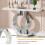 Tribesigns Tribesigns 43-Inch Mirrored Console Table, Modern Entryway Table 10