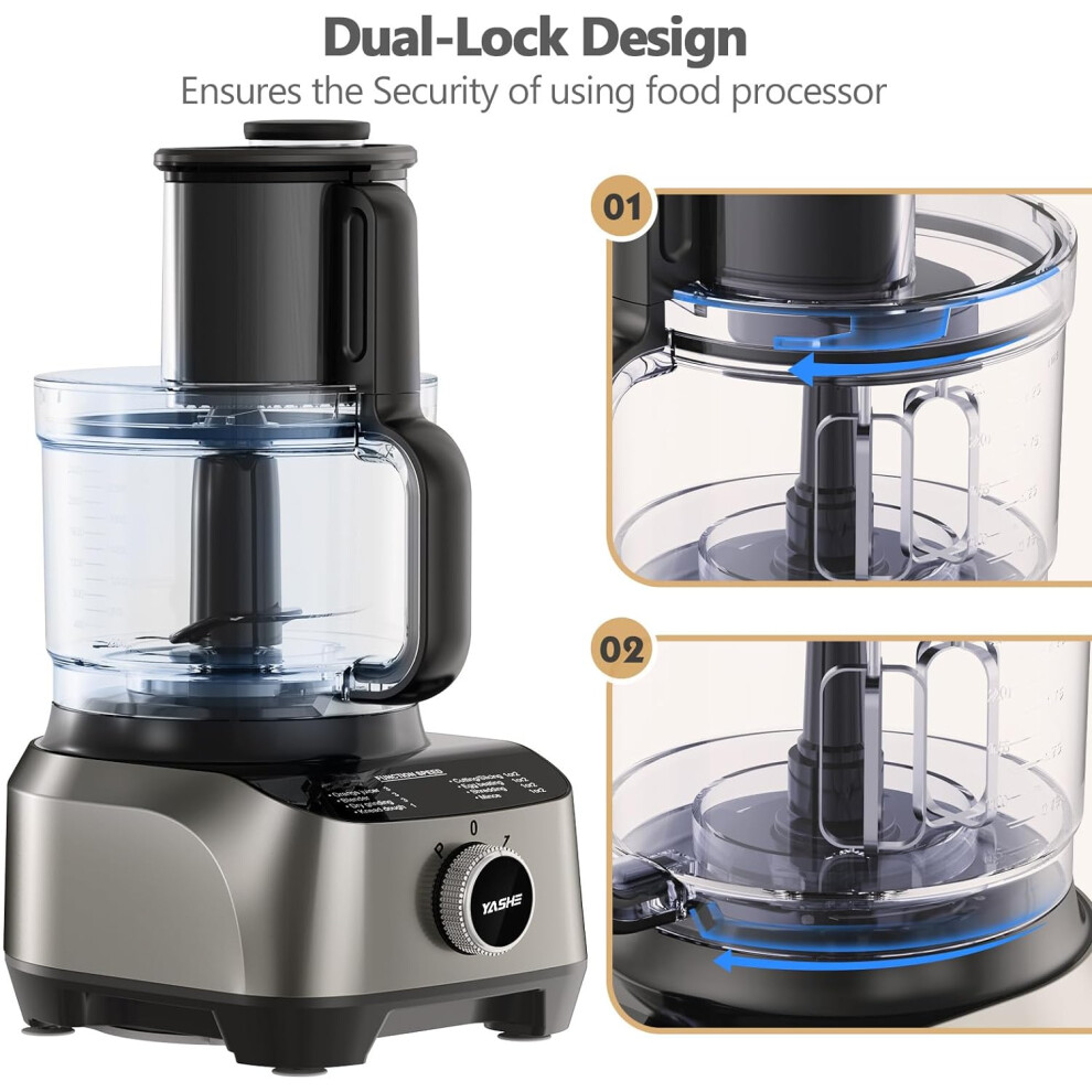 multifunctional-food-processor---blender--grinder--crusher--citrus-juicer--easy-to-use--can-blend--slice--dice--chop--shred--knead-dough