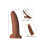 CalExotics Accommodator Dong | Face Strap On Dildo | Brown Amazing Oral Pleasure 6