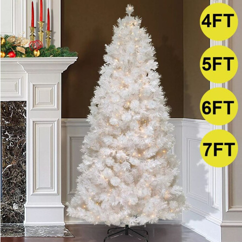 (7 FT) Christmas Tree with LED Lights Artificial Pre Lit
