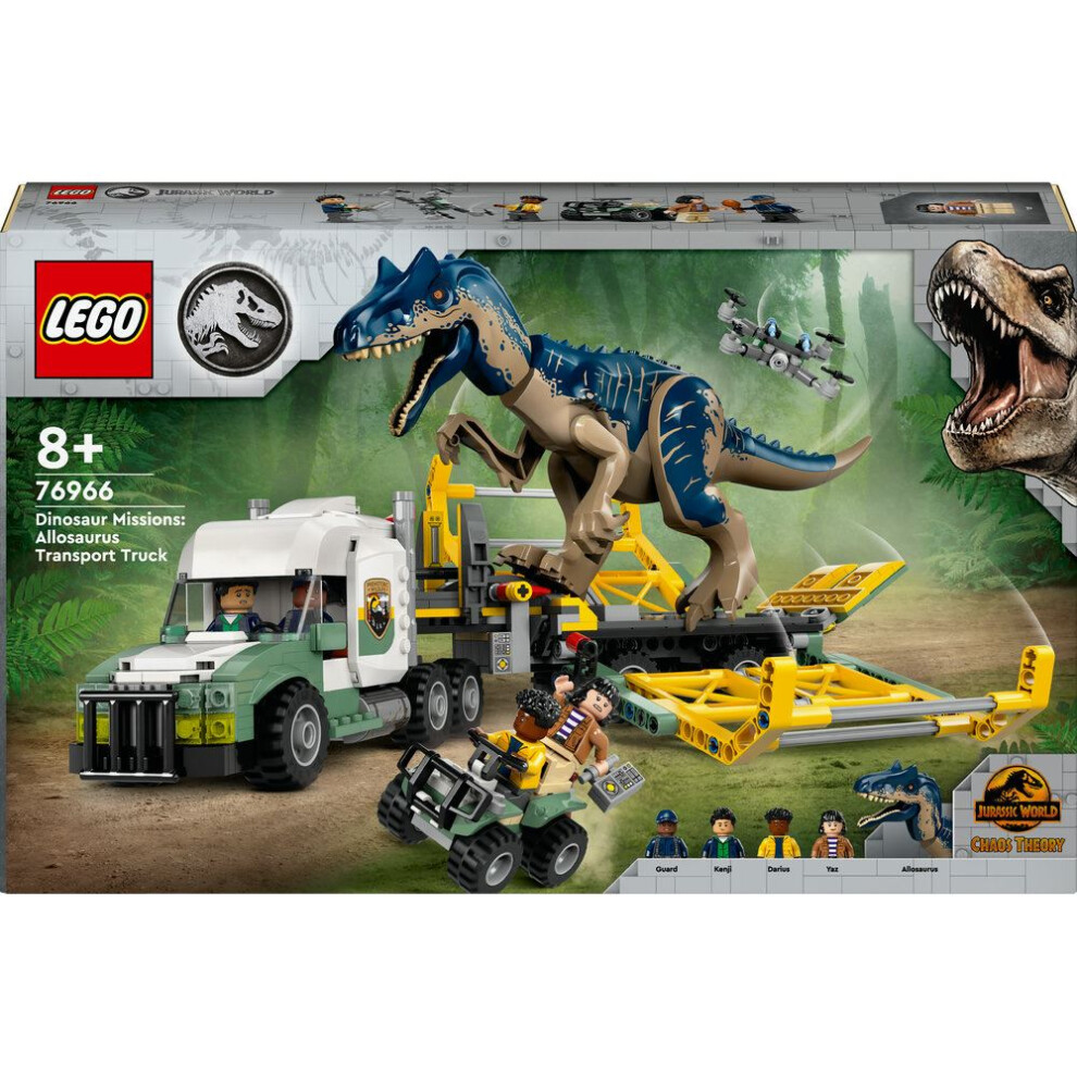 LEGO Jurassic World Dinosaur Missions: Allosaurus Transport Truck 76966