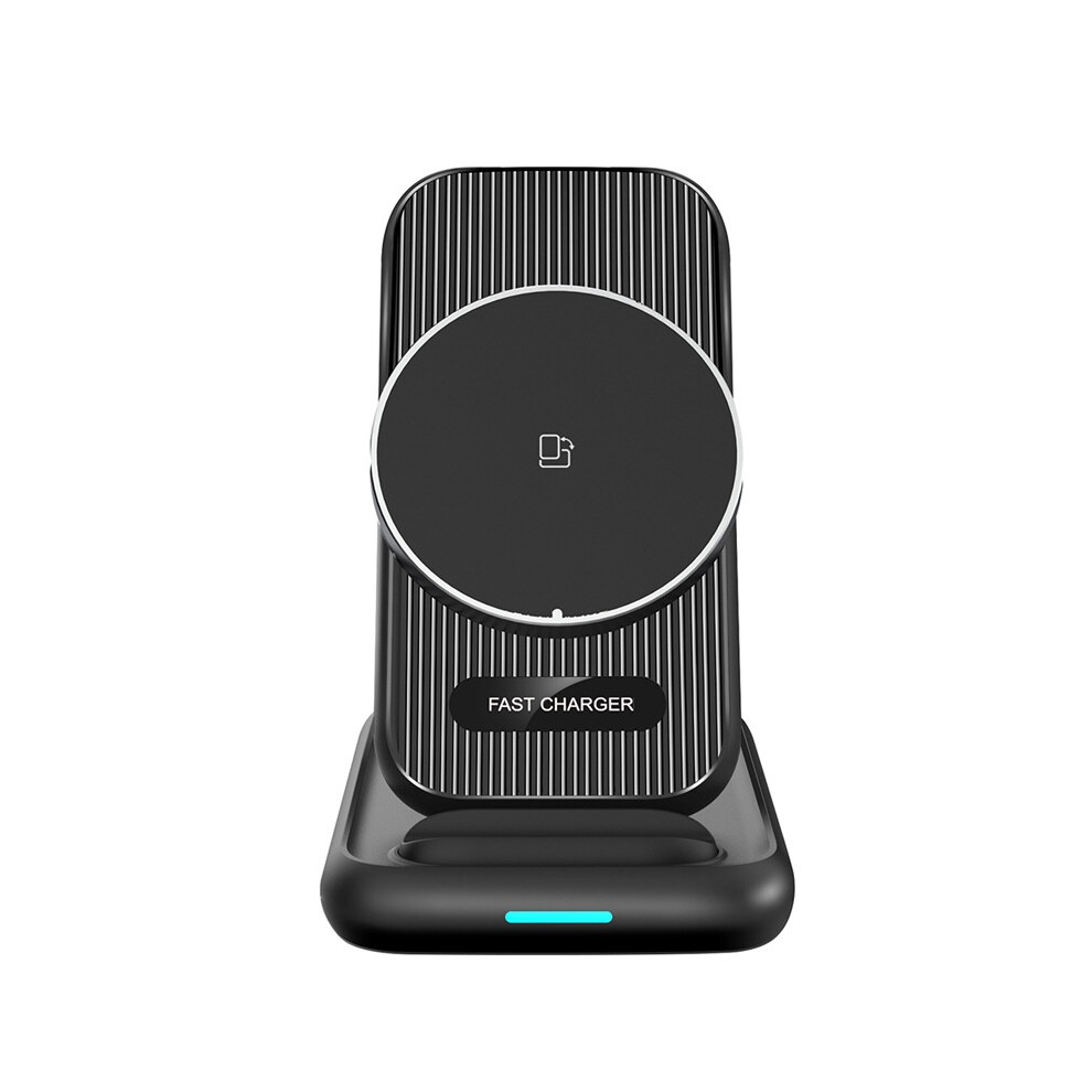 Chronus Wireless Charger, 3 In 1 Foldable Wireless Charging Station 15W Fast Magnetic Charger, Charger Stand For Iphone Samsung S24/S23/S22/S21 6976918004000