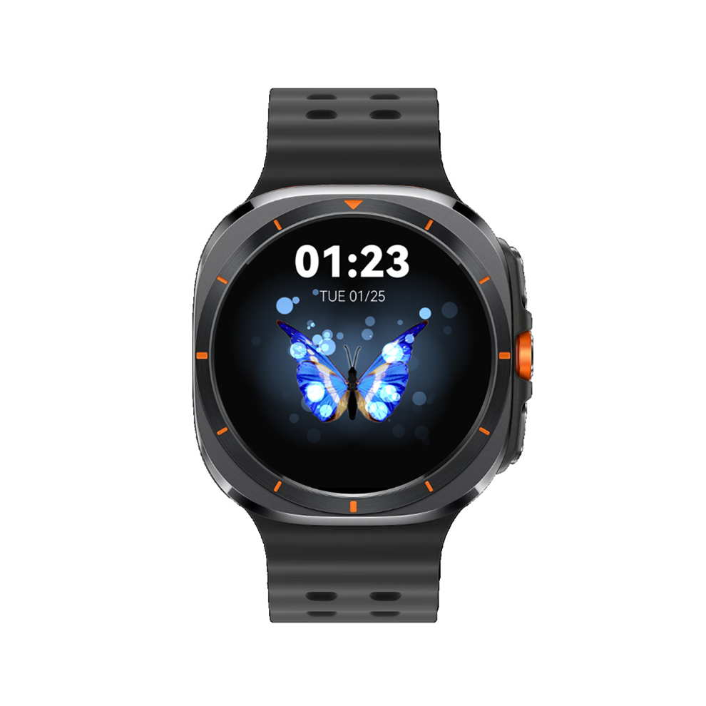 Chronus Smartwatch With Bluetooth Calling, Heart Rate, Blood Pressure, Blood Oxygen, And Sports Tracking(Black) Black 6976918003102